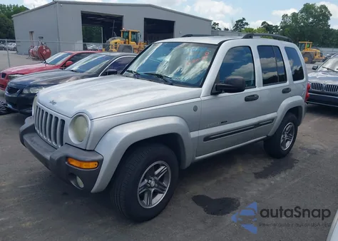2004 Jeep Liberty Sport из США, поврежденный, VIN 1J4GL48K04W296444